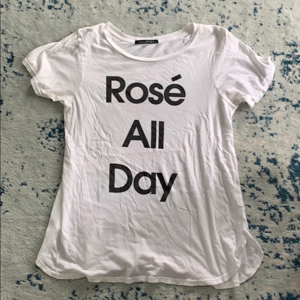 Wild fox Rose all day t shirt